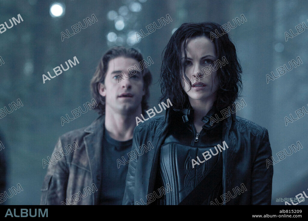 KATE BECKINSALE y SCOTT SPEEDMAN en UNDERWORLD: EVOLUTION, 2006, dirigida por LEN WISEMAN. Copyright LAKESHORE ENTERTAINMENT/SCREEN GERMS INC.