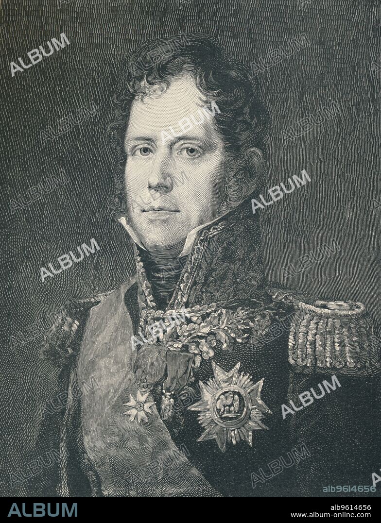 R. G. TIETZE. 'Marshal Michel Ney, Duke of Elchingen, Prince of the Moskwa', c1805, (1896). Marshal of the Empire Michel Ney (1769-1815), popularly known as Marshal Ney, was a French soldier and military commander during the French Revolutionary Wars and the Napoleonic Wars. Engraving after a copy of the painting by François Gérard. From Life of Napoleon Bonaparte, Volume IV, by William Milligan Sloane. [The Century Co., New York, 1896].