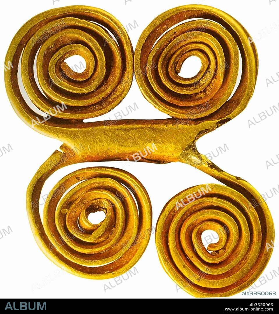 PRIAM’S TREASURE GOLD OF TROY. Part of a necklace.