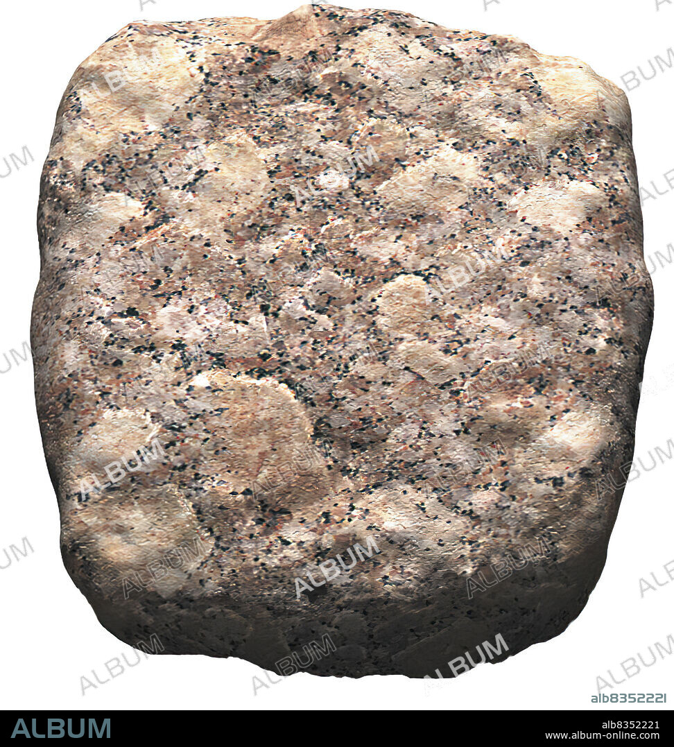 Made essentially of quartz, feldspar, and mica, granite is the best-known plutonic rock. Pink and polished granite is often used in the construction of monuments and buildings.
