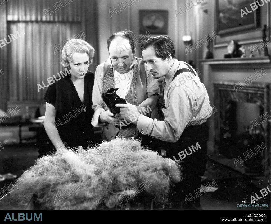 BEBE DANIELS, DUDLEY DIGGES y OTTO MATIESON en EL HALCÓN MALTÉS, 1931 (THE MALTESE FALCON), dirigida por ROY DEL RUTH. Copyright WARNER BROTHERS.