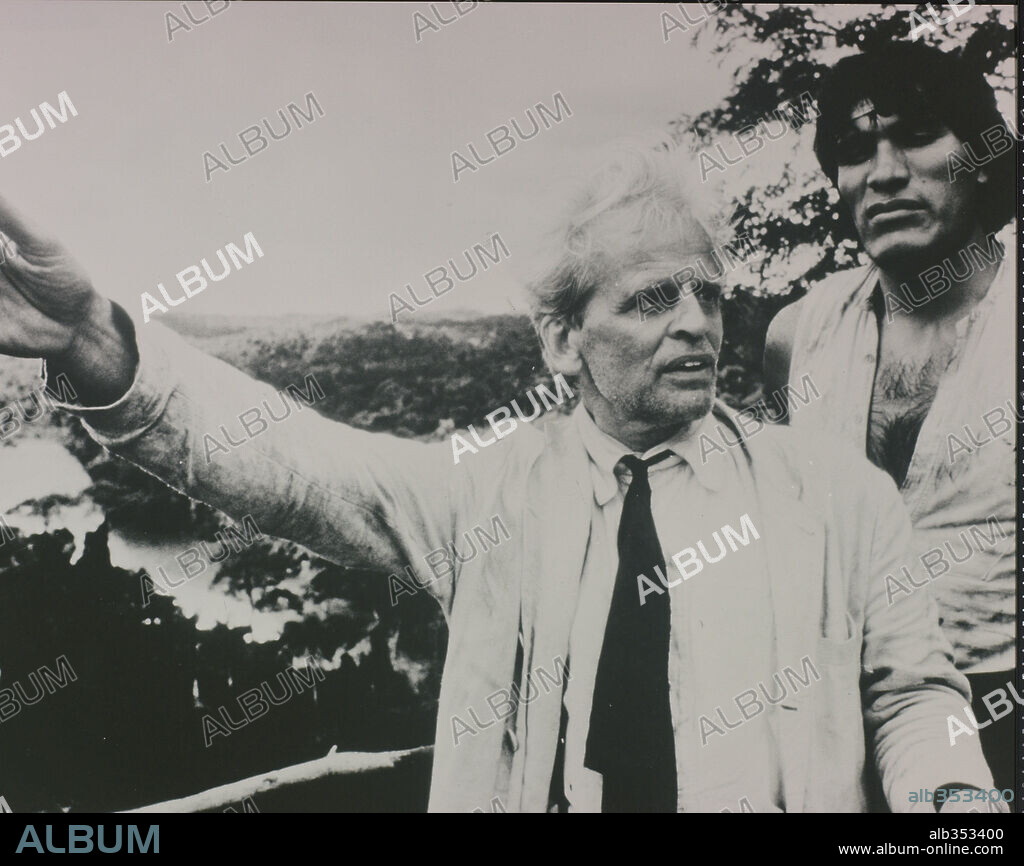 KLAUS KINSKI in FITZCARRALDO, 1982, directed by WERNER HERZOG. Copyright WERNER HERZOG FILMPRODUKTION.