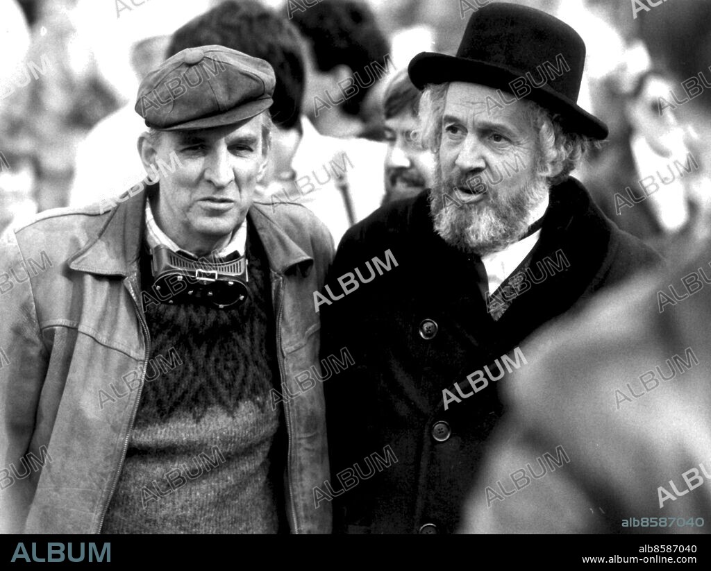 STOCKHOLM 19820322 . Director Ingmar Bergman and actor Erland Josephson pictured during the filming of Ingmar Bergman's film Fanny and Alexander in this 1982 file photo. Josephson passed away Saturday at the age of 88. Photo Stefan Lindblom / SCANPIX ** SWEDEN OUT **.