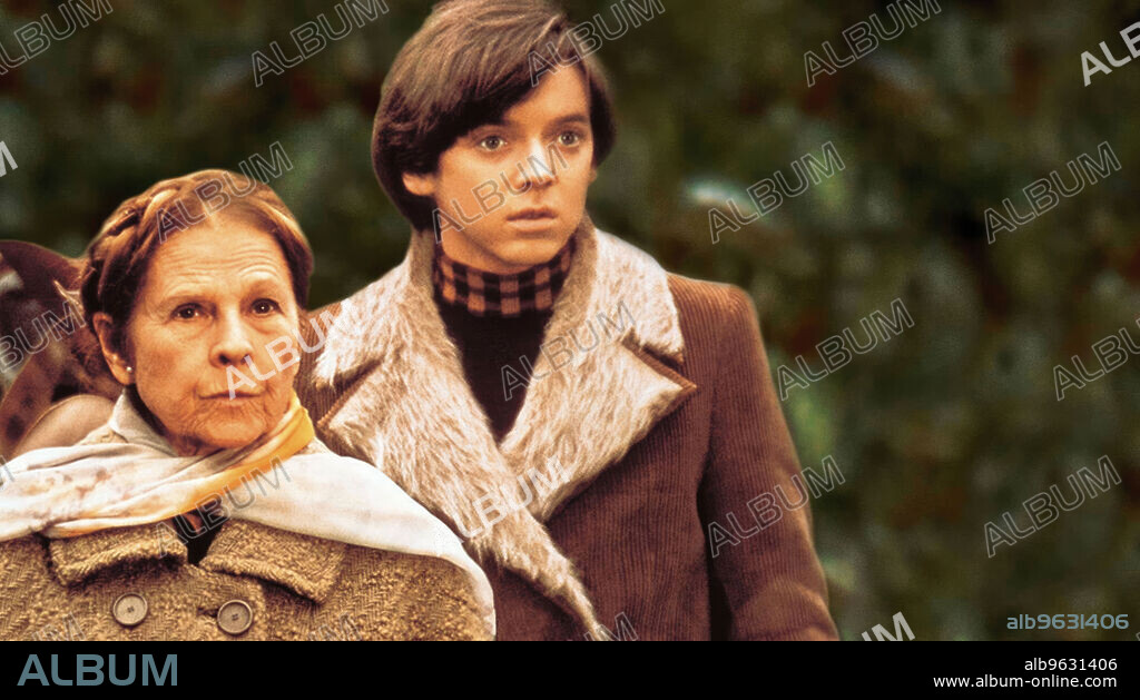 BUD CORT und RUTH GORDON in HAROLD AND MAUDE, 1971, unter der Regie von HAL ASHBY. Copyright PARAMOUNT PICTURES.