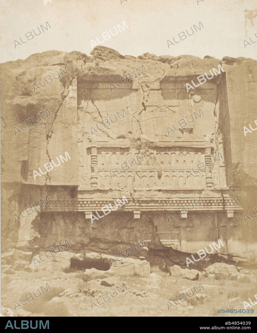 LUIGI PESCE. Tomba sulla rocca a Persepolis, 1858.
