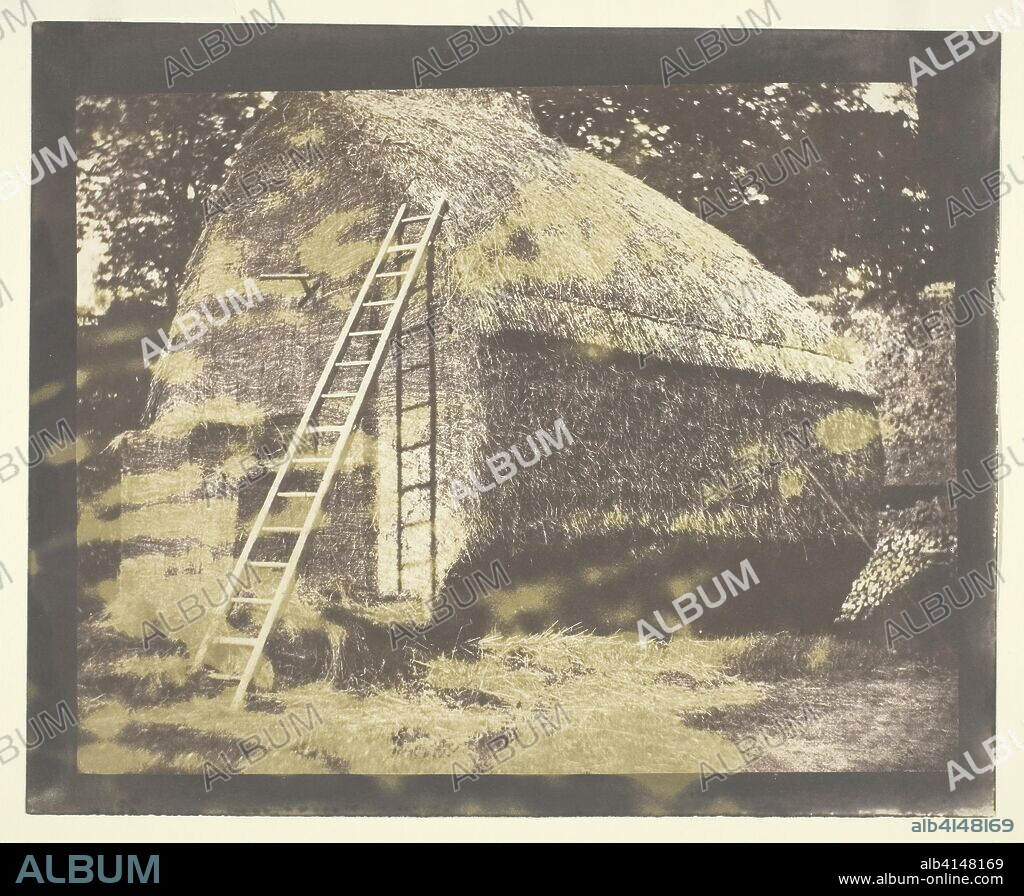 The Haystack. William Henry Fox Talbot; English, 1800-1877. Date: 1844. Dimensions: 16.2 × 21 cm (image); 18.9 × 23.1 cm (paper). Salted paper print. Origin: England.