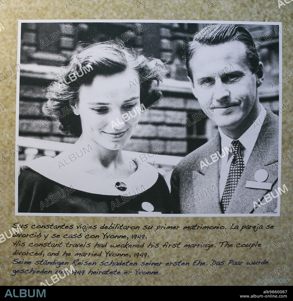 Güímar, Tenerife, Comunidad Autonoma des Canarias, Spain. Güímar Pyramids Museum. In 1949, Thor Heyerdahl married Yvonne Dedekam-Simonsen (19242006). They had three daughters: Annette, Marian, and Helene Elisabeth. They were divorced in 1969. Portrait of the couple.