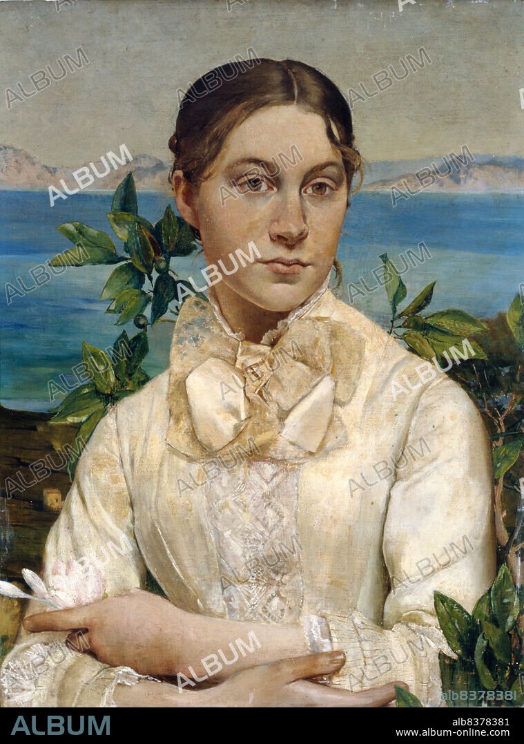 ERNEST CORNELIS ARY RENAN. Portrait of Noemi Renan at seventeen, c1879.