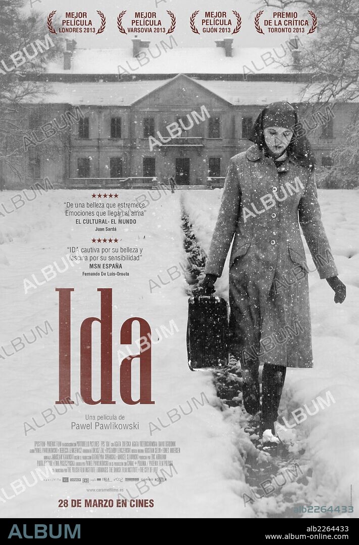 Poster of IDA, 2013, directed by PAWEL PAWLIKOWSKI. Copyright CANAL + POLSKA/PHOENIX FILM INVESTMENTS/PORTOBELLO PICTURES.