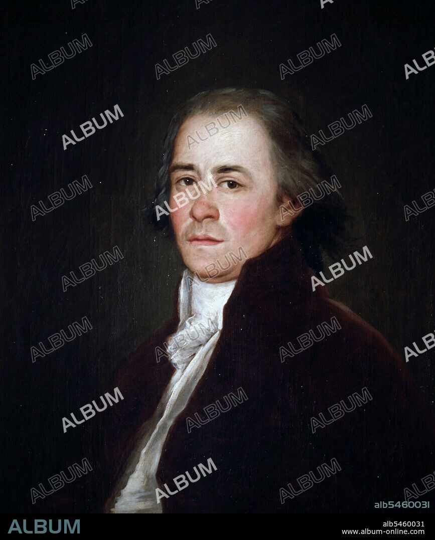 MELENDEZ VALDES , JUAN ANTONIO. ESCRITOR Y MAGISTRADO ESPAÑOL . 1754 - 1817. OLEO DE FRANCISCO DE GOYA. BANCO ESPAÑOL DE CREDITO . MADRID.