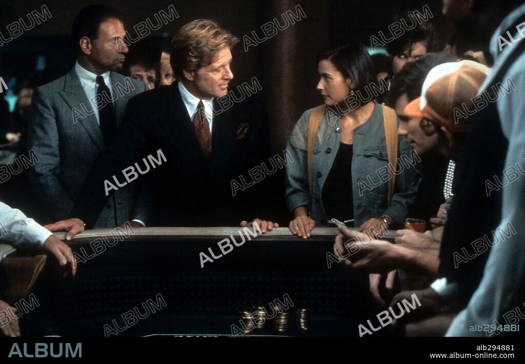 DEMI MOORE y ROBERT REDFORD en UNA PROPOSICIÓN INDECENTE, 1993 (INDECENT PROPOSAL), dirigida por ADRIAN LYNE. Copyright PARAMOUNT PICTURES.
