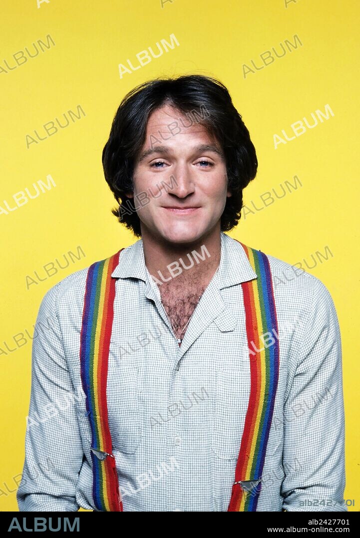 ROBIN WILLIAMS en MORK Y MINDY, 1978 (MORK & MINDY). Copyright PARAMOUNT TV.