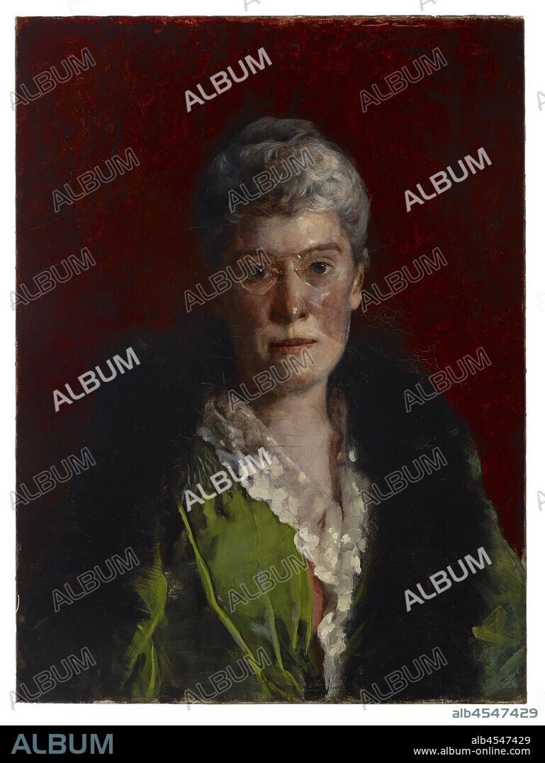Portrait of Mary Knox Buzby Addicks Warner, Cecilia Beaux (American, 1855-1942), date unknown, oil on canvas, 24-3/8 x 18-1/4 in. (canvas) 31-1/4 x 25 x 4 in. (framed), Signed, l.l.: Cecilia Beaux, American Painting and Sculpture to 1945.