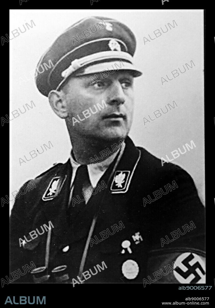 Kurt Daluege (1897 - 1946); chief of the national uniformed Ordnungspolizei (Order Police) of Nazi Germany. Following Reinhard Heydrich's assassination in 1942, he served as Deputy Protector for the Protectorate of Bohemia and Moravia. After the end of World War II, he was extradited to Czechoslovakia, tried, convicted and executed in 1946.