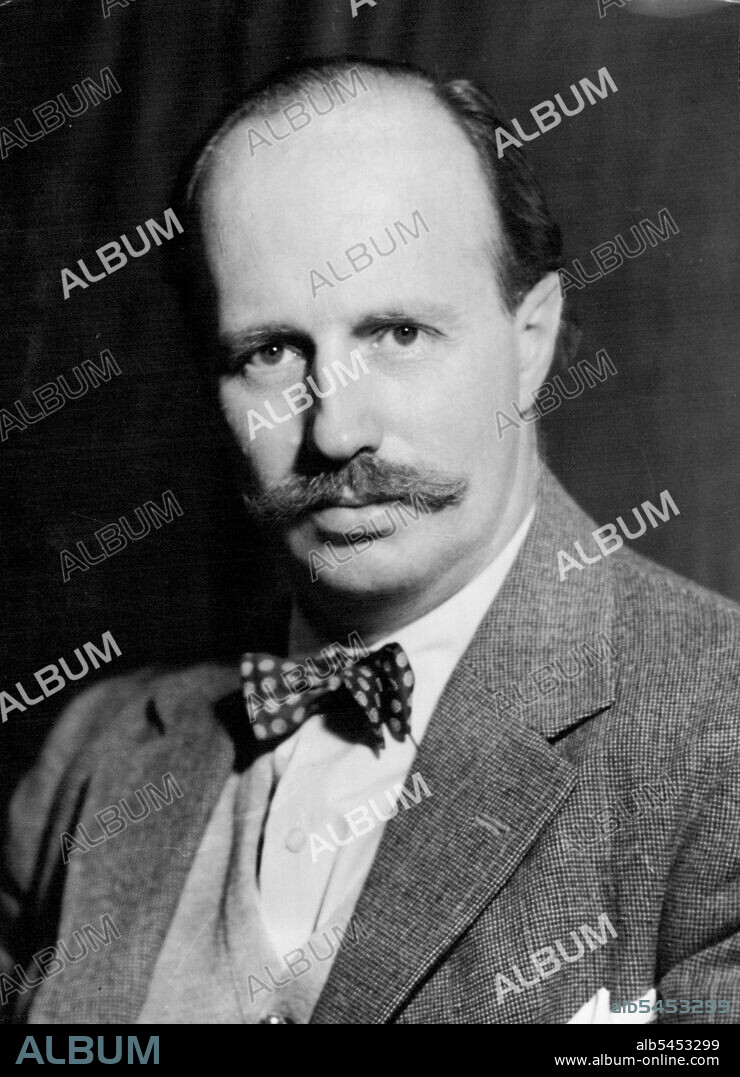 Basil Spence, O.B.E. Architect -- He planned the winning design for the new Coventry Cathedral; he designed the Sea and Ships Pavillion for the Festival of Britain, 1951, and was adviser to the Board of Trade for British Industries Fair, 1947-1949. March 14, 1952. (Photo by Camera Press).