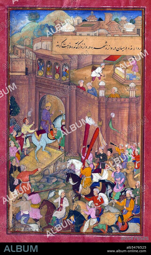 Baburnama (Chagatai/Persian: ???? ????;´, literally: 'Book of Babur' or 'Letters of Babur'; alternatively known as Tuzk-e Babri) is the name given to the memoirs of ?ahir ud-Din Mu?ammad Babur (1483-1530), founder of the Mughal Empire and a great-great-great-grandson of Timur. It is an autobiographical work, originally written in the Chagatai language, known to Babur as 'Turki' (meaning Turkic), the spoken language of the Andijan-Timurids. Because of Babur's cultural origin, his prose is highly Persianized in its sentence structure, morphology, and vocabulary, and also contains many phrases and smaller poems in Persian. During Emperor Akbar's reign, the work was completely translated to Persian by a Mughal courtier, Abdul Rahim, in AH 998 (1589-90 CE).