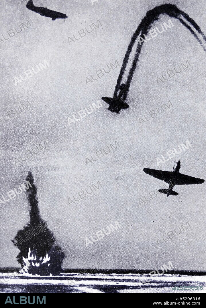 Air battle over the Dnieper. 1943. The Battle of the Dnieper was a military campaign that took place in 1943 on the Eastern Front of World War II. It was one of the largest operations in World War II, involving almost 4,000,000 troops at a time stretched on a 1,400 kilometres (870 mi) long front.
