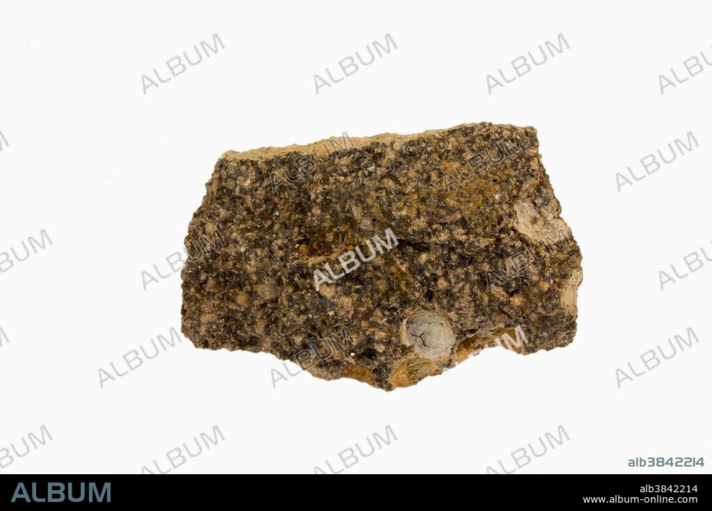 Vitric Tuff from the Redondo Creek Member of the Valles Rhyolite, Valles Caldera, New Mexico.