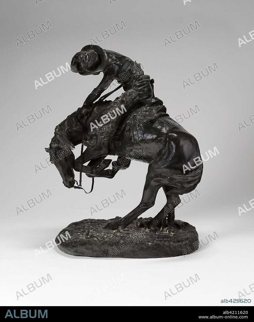 The Rattlesnake. Frederic Remington; American, 1861-1909. Date: 1905. Dimensions: 61 × 43.2 × 33 cm (24 × 17 × 13 in.). Bronze. Origin: United States.
