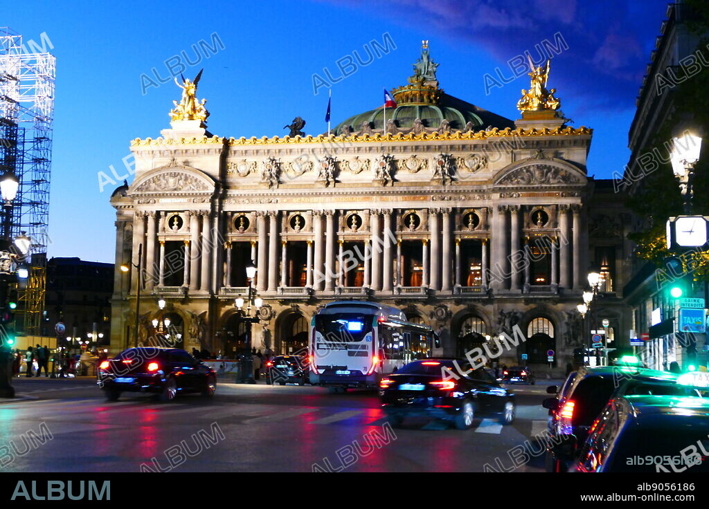 The Palais Garnier, was built from 1861 to 1875 for the Paris Opera.