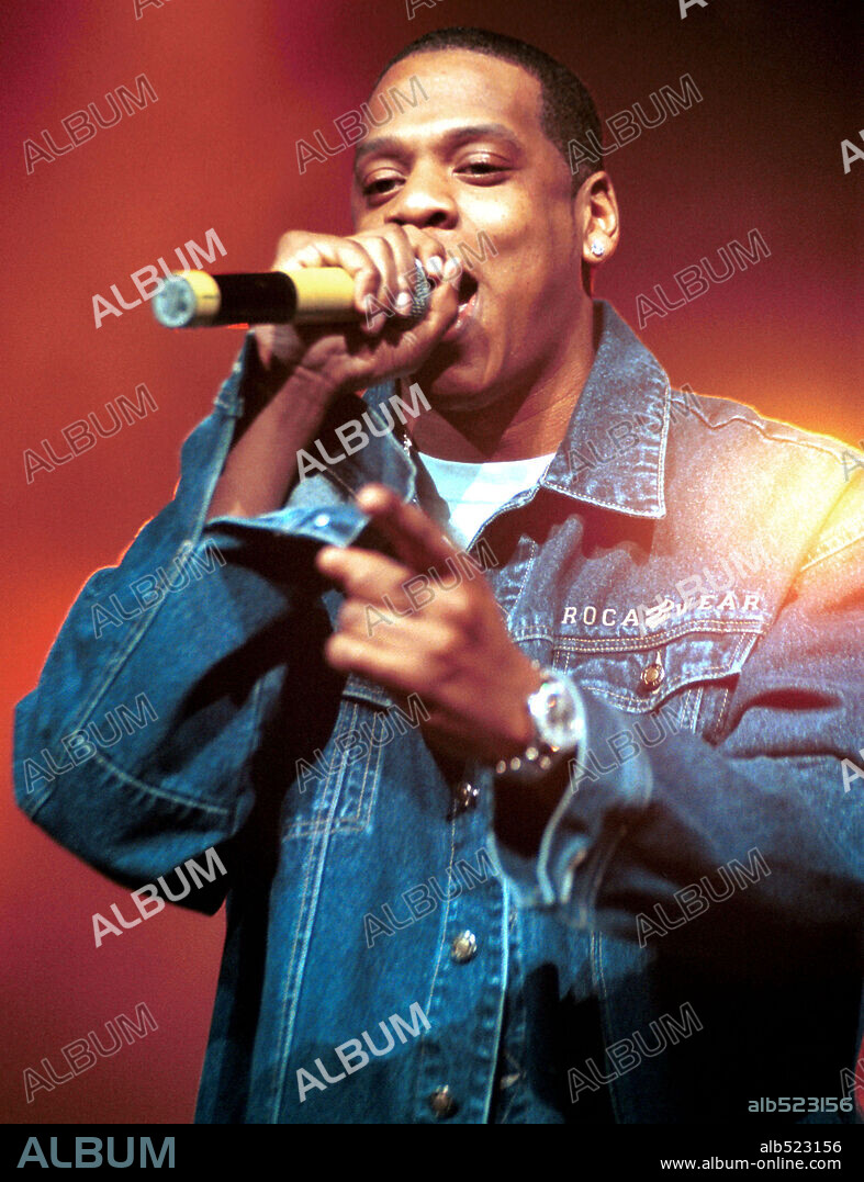 JAY Z. Dec 04, 1999; Boston, Massachusetts, USA; JAY-Z performs at JAMN 94.5 FM "Monster Jam" at The Fleet Center in Boston. Mandatory Credit: Photo by Steven Tackeff/ZUMA Press. (©) Copyright 1999 by Steven Tackeff. 04/12/1999