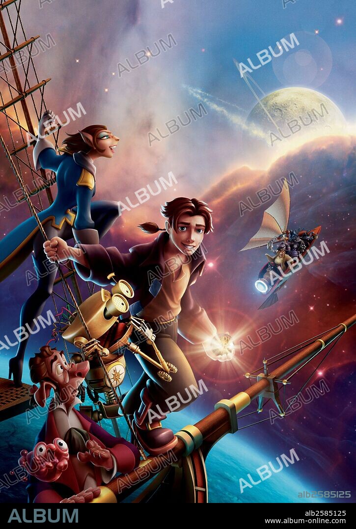 Poster of TREASURE PLANET, 2002, directed by JOHN MUSKER and RON CLEMENTS. Copyright WALT DISNEY PICTURES.