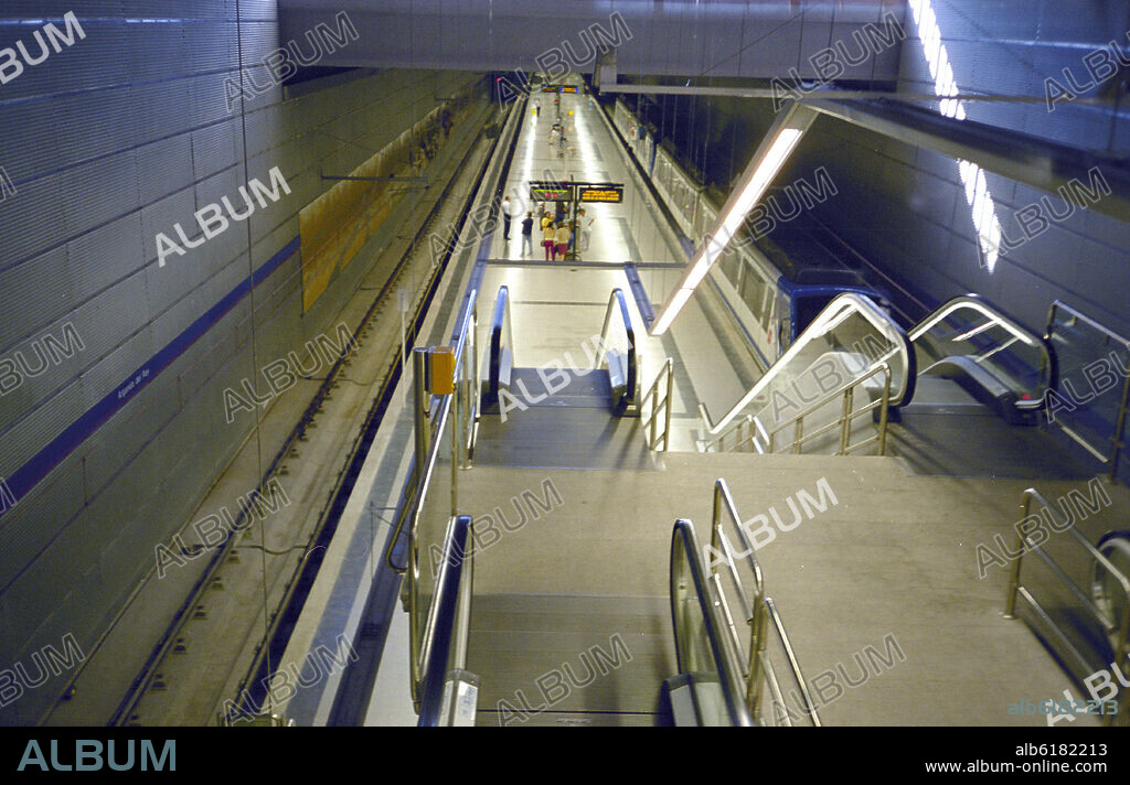N-AMPLIACION DEL METRO DE MADRID - ESTACION DE METRO DE ARGANDA DEL REY - INAUGURADO EN 1999.