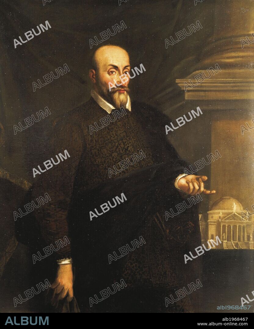 Portrait of the architect, Andrea Palladio, 16th century.