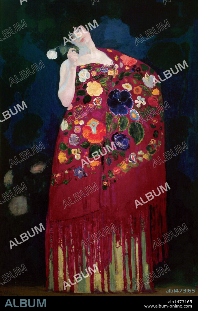 HERMENEGILD ANGLADA CAMARASA. ARTE S. XIX. ESPAÑA. HERMENEGILDO ANGLADA CAMARASA (1872-1959). Pintor fauvista español. S. XIX-XX (S. XIX-S. XX). "GRANADINA". Colección particular.