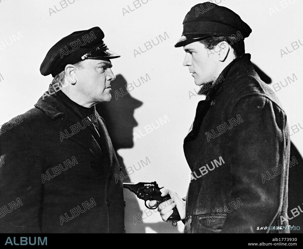 DON MURRAY and JAMES CAGNEY in SHAKE HANDS WITH THE DEVIL, 1959, directed by MICHAEL ANDERSON. Copyright UNITED ARTISTS.