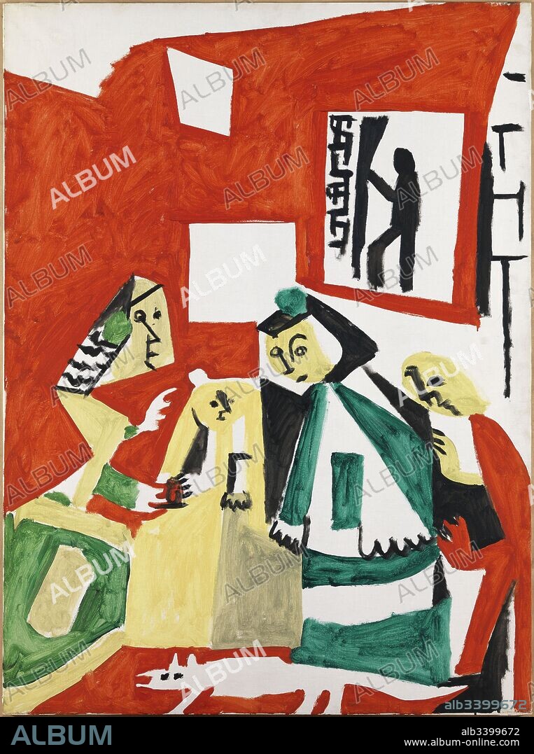 Pablo Picasso / 'Las Meninas', 1957, Óleo sobre lienzo, 130 x 97 cm, MPB 70.479.