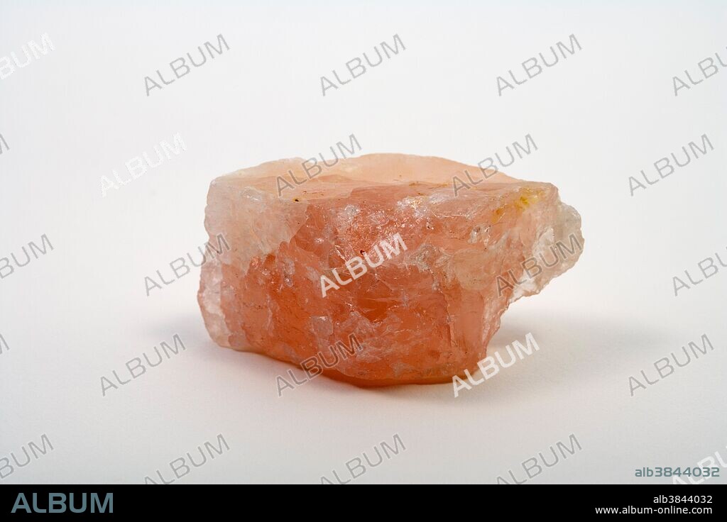 Rose Quartz. Quartz is number seven on the Mohs hardness scale.