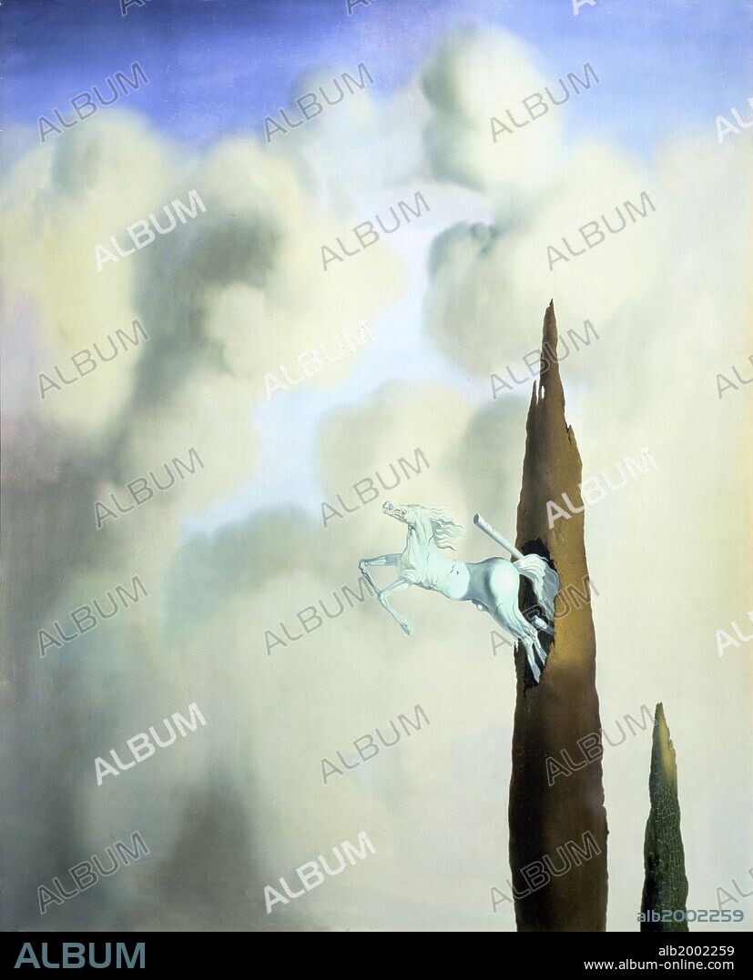 SALVADOR DALÍ. Salvador Dalí, 'Morning Ossification of the Cypress Tree', 1934, Oil on canvas, 82 x 66 cm.