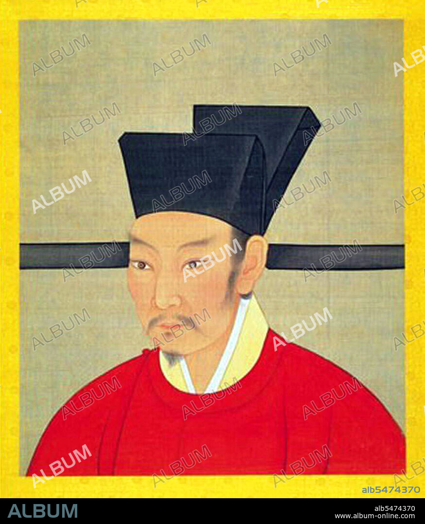 Qinzong was the eldest son of Emperor Huizong. He ascended the throne in dramatic circumstances following his father's abdication. As the Song empire was faced with invasion by the Jurchen of the Jin Dynasty, Qinzong's father Emperor Huizong abdicated in Qinzong's favour. Uninterested in peace, the Jurchens invaded Kaifeng in January 1127 and captured 26 year old Qinzong, Grand-Emperor Huizong and the entire Song imperial family including dozens of government officials in the Jingkang Incident, thus ending the Northern Song dynasty.<br/><br>  The Song Dynasty (960–1279) was an imperial dynasty of China that succeeded the Five Dynasties and Ten Kingdoms Period (907–960) and preceded the Yuan Dynasty (1271–1368), which conquered the Song in 1279. Its conventional division into the Northern Song (960–1127) and Southern Song (1127–1279) periods marks the conquest of northern China by the Jin Dynasty (1115–1234) in 1127. It also distinguishes the subsequent shift of the Song's capital city from Bianjing (modern Kaifeng) in the north to Lin'an (modern Hangzhou) in the south.