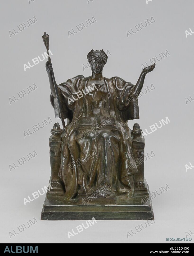 DANIEL CHESTER FRENCH. Alma Mater (Columbia University), model 1900-1903, cast c. 1907.