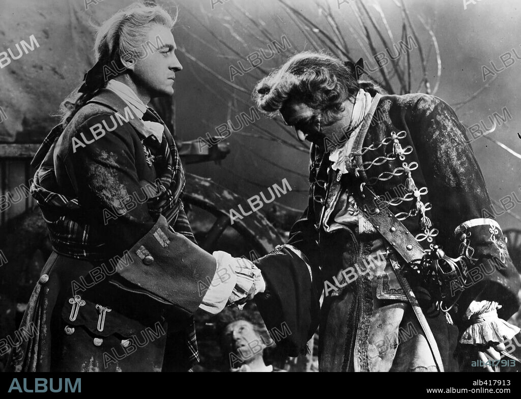 DAVID NIVEN in BONNIE PRINCE CHARLIE, 1948, directed by ANTHONY KIMMINS. Copyright LONDON FILMS/BRITISH LION.