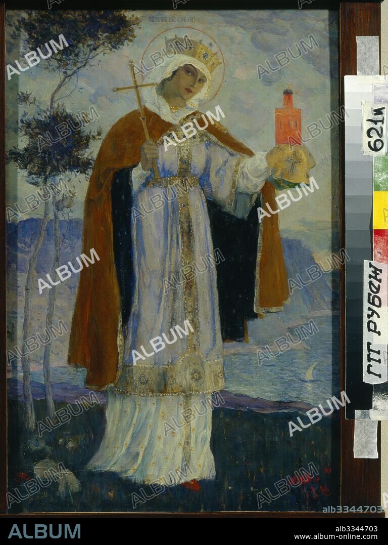 MIKHAIL VASILYEVICH NESTEROV. Saint Olga, Princess of Kiev.