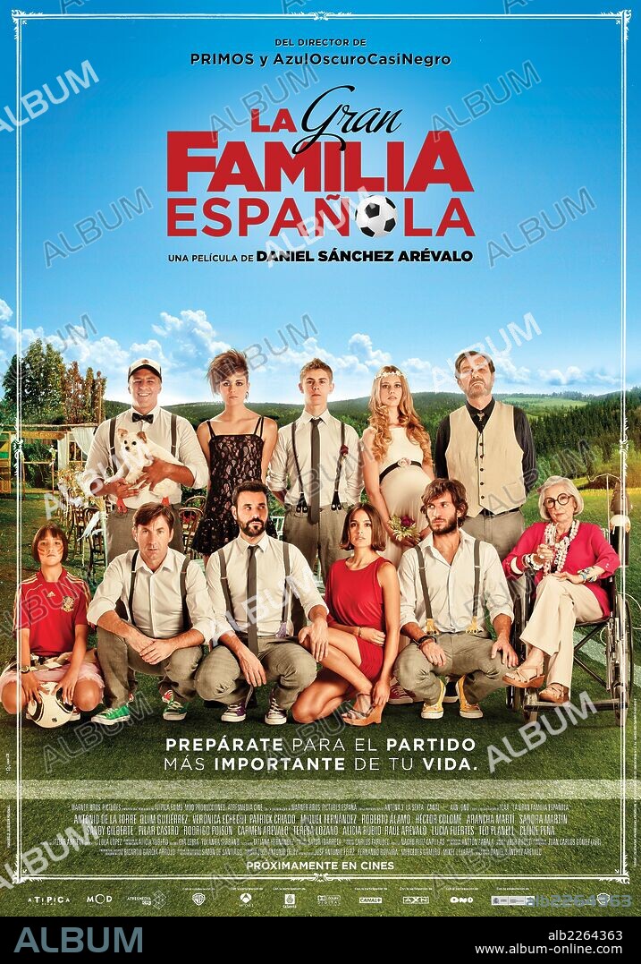 Poster de LA GRAN FAMILIA ESPAÑOLA, 2013, dirigida por DANIEL SANCHEZ AREVALO. Copyright ATIPICA FILMS/MOD PRODUCCINES/ANTENA 3 FILMS.
