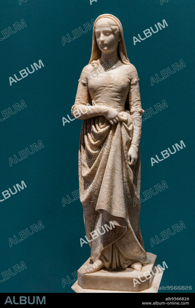 Beatrice, by Giovanni Dupré, 1843-5, marble.