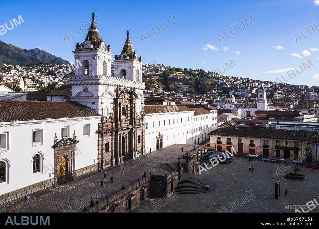 City of Quito, the Historic Centre of Quito Old Town, UNESCO World Heritage Site, Pichincha Province, Ecuador, South America.