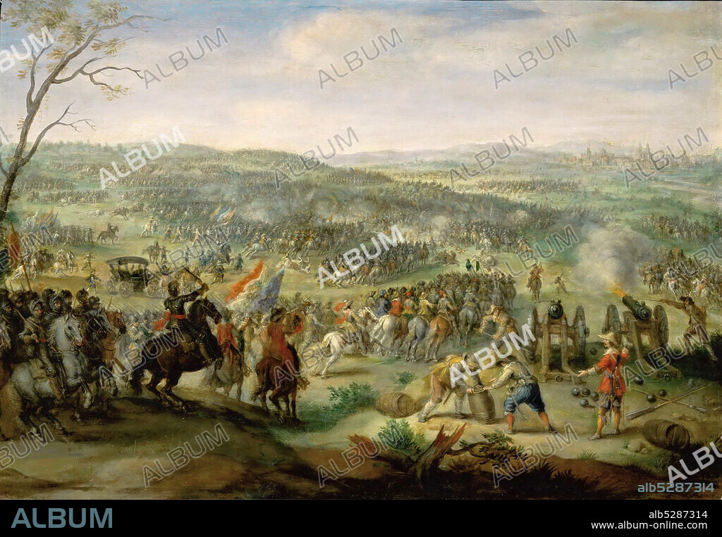 PIETER SNAYERS. The Battle of White Mountain on 8 November 1620.