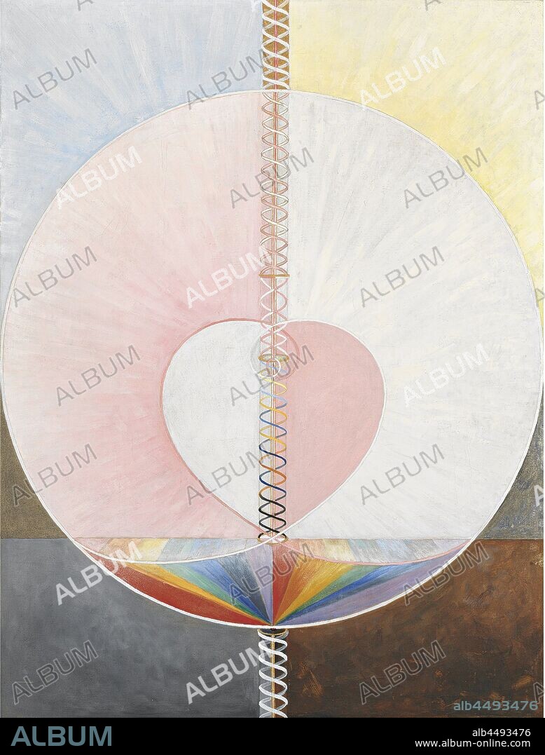 HILMA AF KLINT. Group IX/UW, No. 25, The Dove, No. 1.