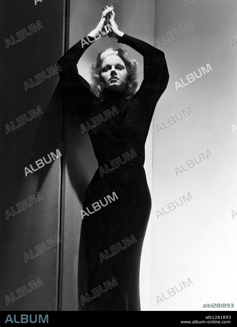 JEAN HARLOW in RECKLESS, 1935, directed by VICTOR FLEMING. Copyright M.G.M.