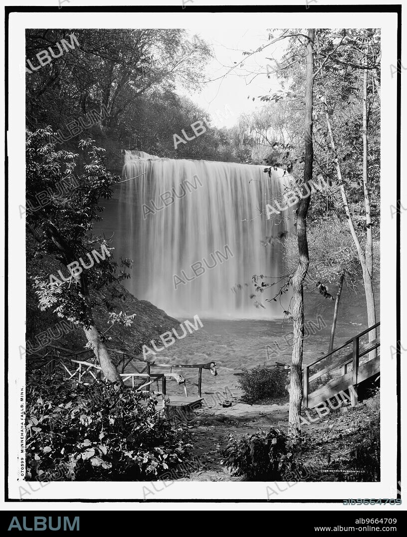 Minnehaha Falls, Minneapolis, Minn., c1908.
