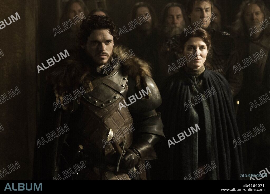 MICHELLE FAIRLEY und RICHARD MADDEN in GAME OF THRONES, 2011, unter der Regie von DANIEL MINAHAN. Copyright HBO. Temporada 3 capítulo 9.