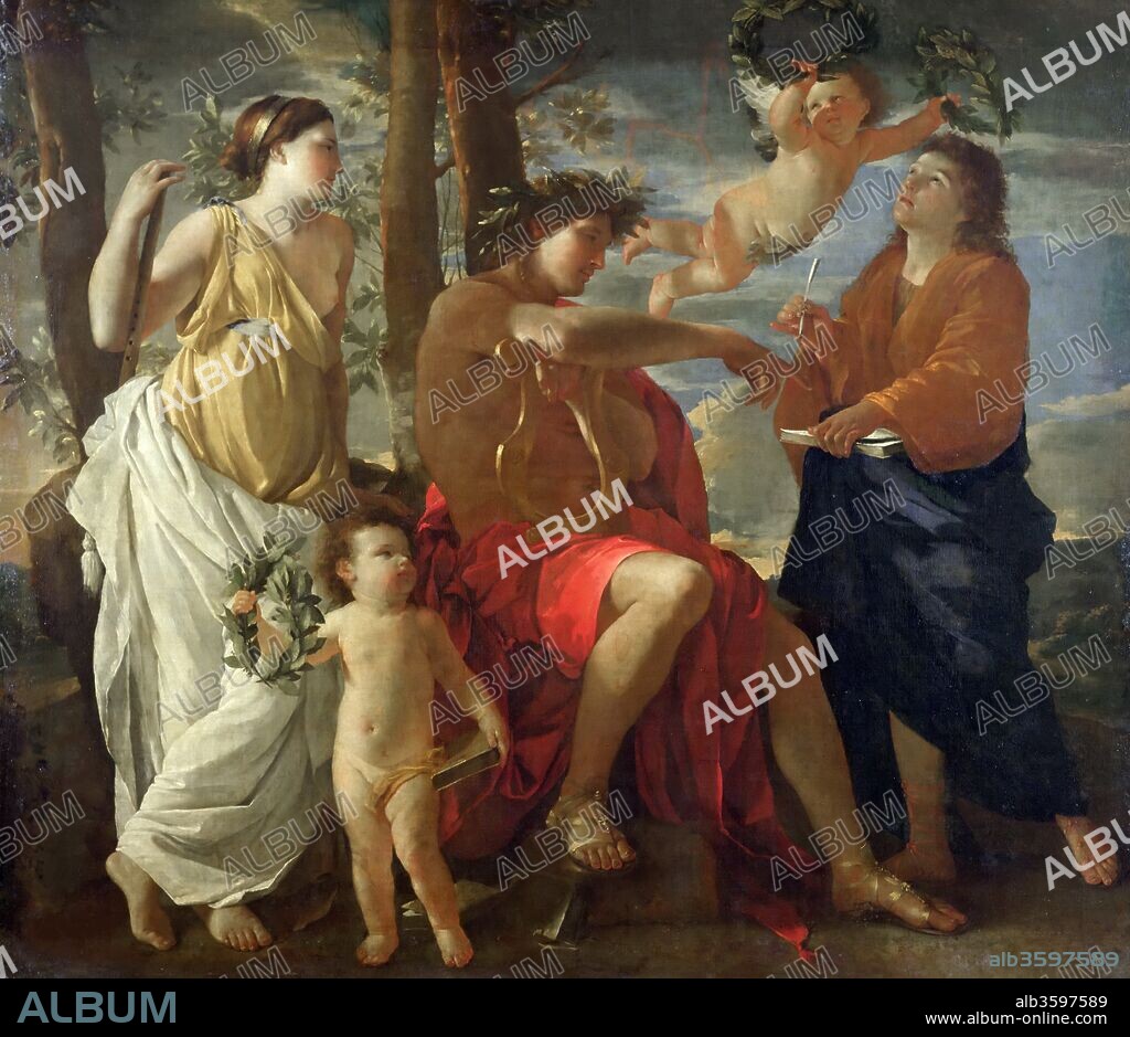 NICOLAS POUSSIN. The Inspiration of the Poet.