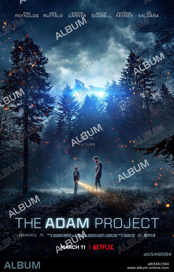 Poster of THE ADAM PROJECT, 2022, directed by SHAWN LEVY. Copyright Skydance Productions.