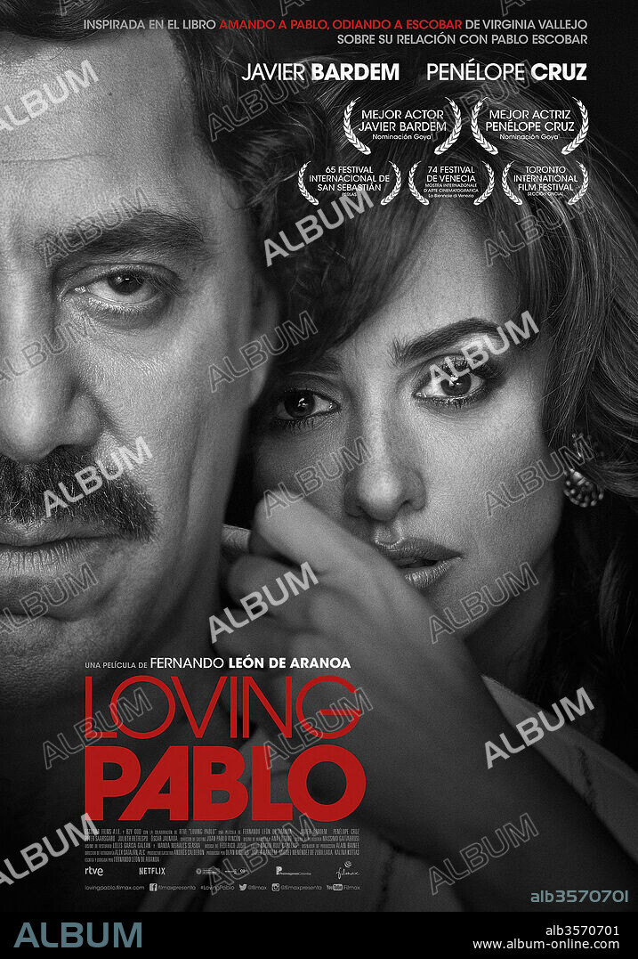 JAVIER BARDEM and PENELOPE CRUZ in LOVING PABLO, 2017, directed by FERNANDO LEON DE ARANOA. Copyright ESCOBAR FILMS/B2Y EOOD.