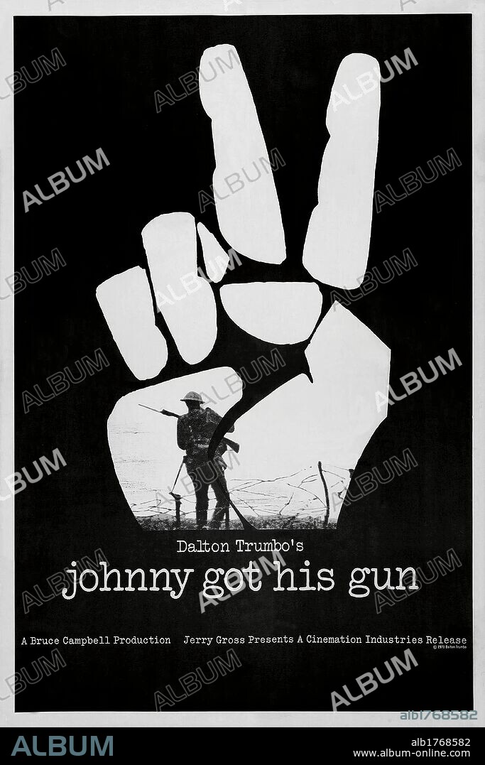 Poster of JOHNNY GOT HIS GUN, 1971, directed by DALTON TRUMBO. Copyright WORLD ENTERTAIMENT.
