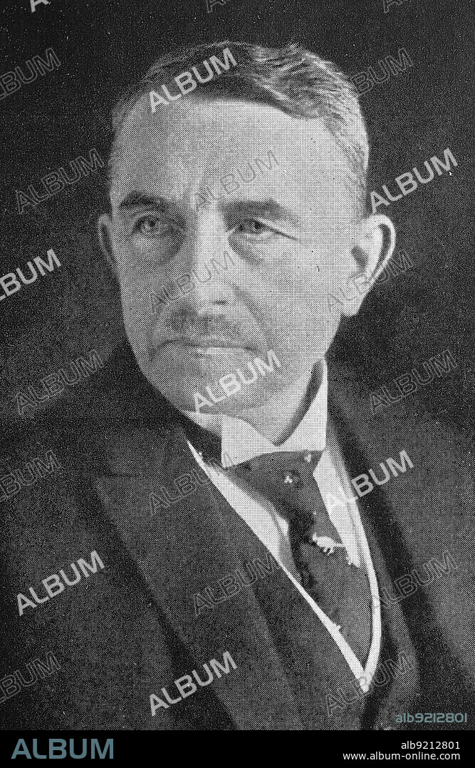 Heinrich Albert Schnee, 4 February 1871 - 23 June 1949, a German jurist, colonial civil servant, politician, writer and association official, Historic, digitally restored reproduction of an early 20th century original, exact original date unknown.